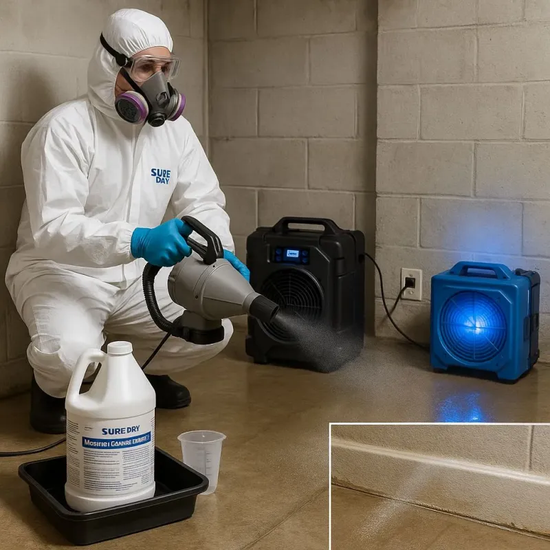 Sanitization and Odor Removal process in West Orange, NJ