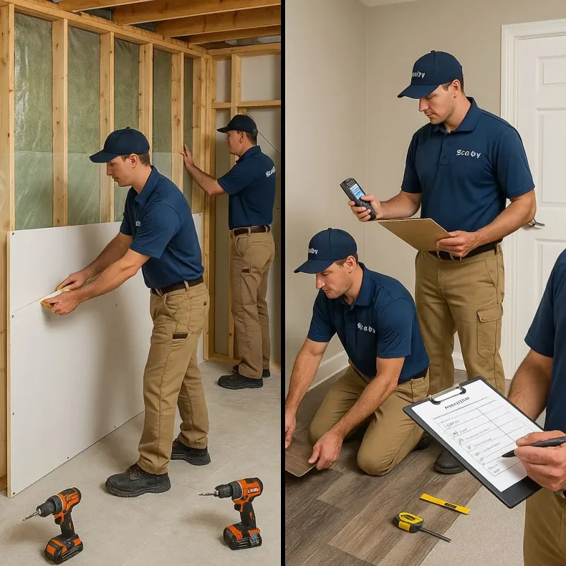 Repairs and Reconstruction process in West Orange, NJ